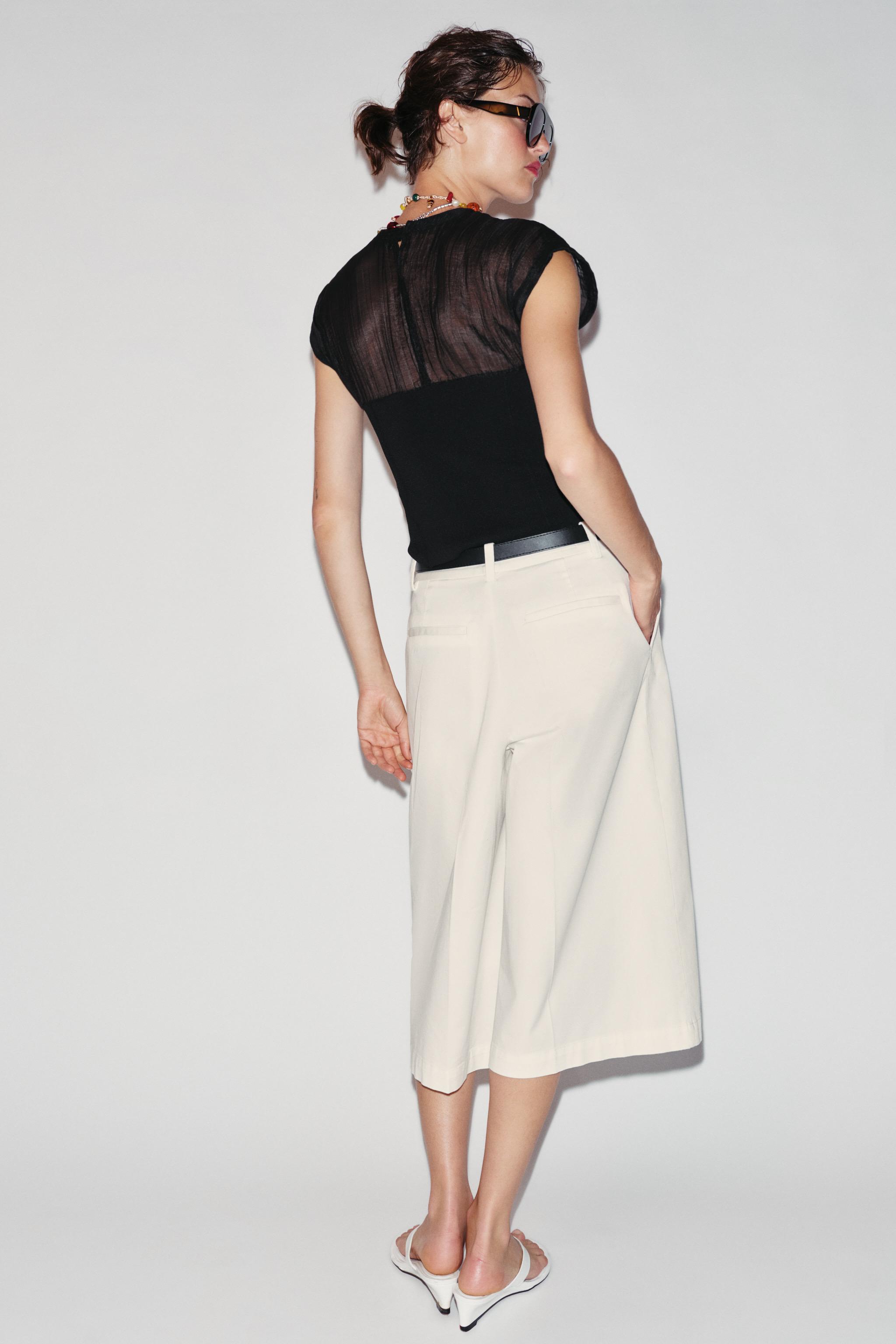 COMBINATION KNIT TOP
